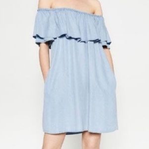 ZARA Off-the-shoulder Dress